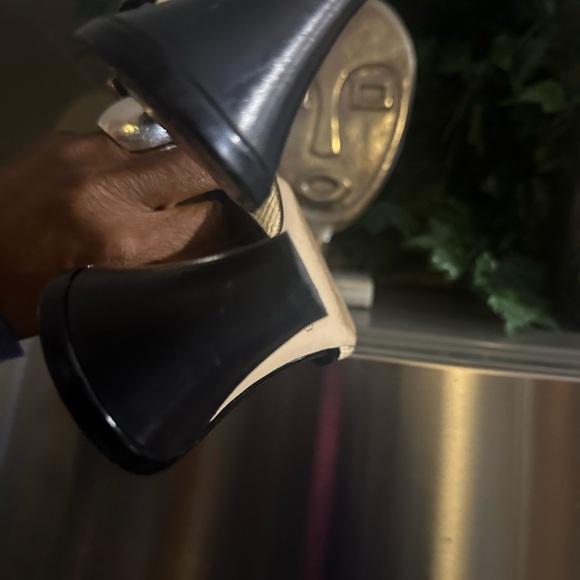 Coach slip on heel out open toe sandals 7.5 - Picture 2 of 7